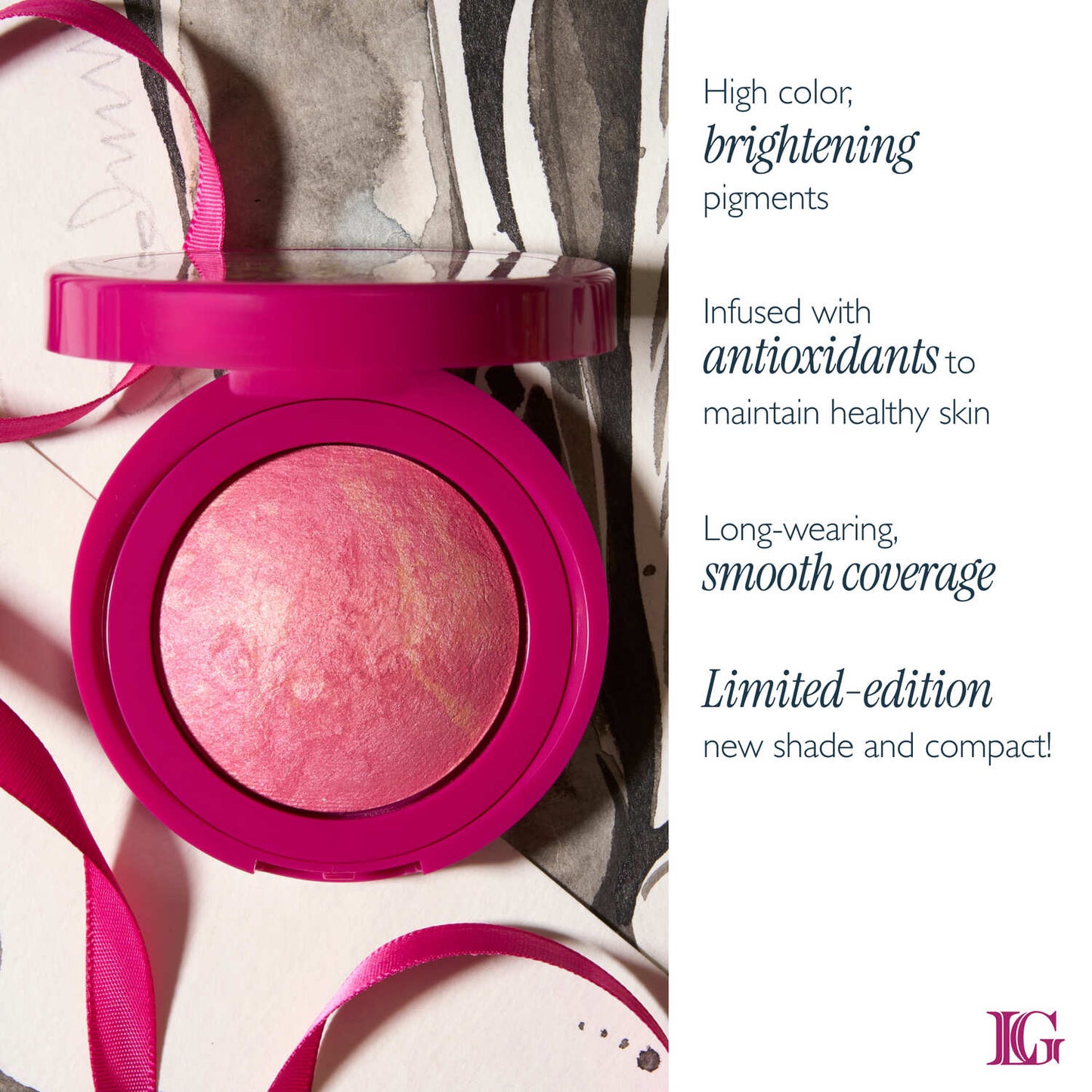 Limited Edition Baked Blush-n-Brighten Marbleized Blush