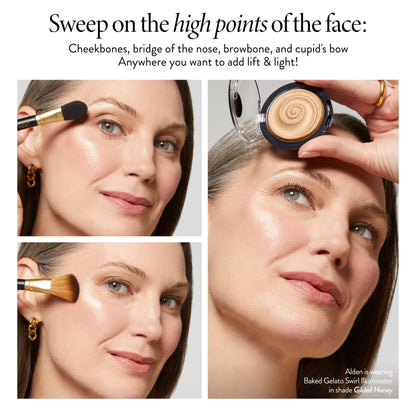 Baked Gelato Swirl Illuminator in Gilded Honey